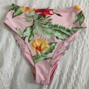 High Rise Bikini Bottoms- Never Worn